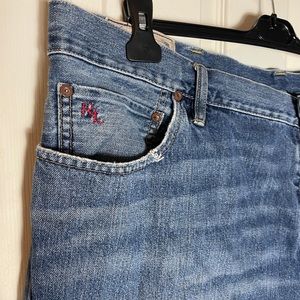 Ralph Lauren Hampton Straight blue washed jeans men guc 44B